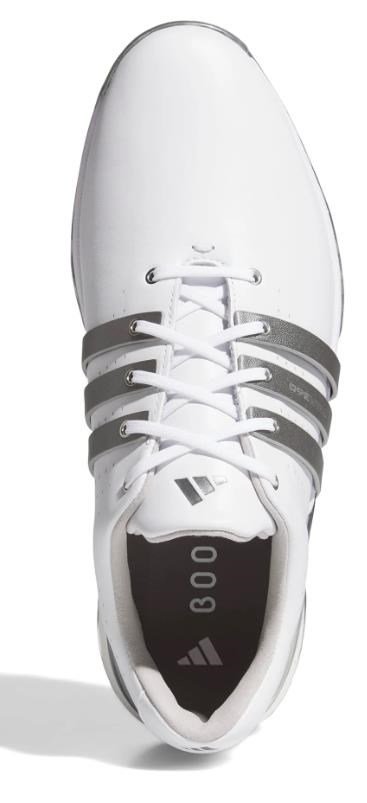 Adidas Tour360 24 zapatos de golf para hombre, blanco/gris