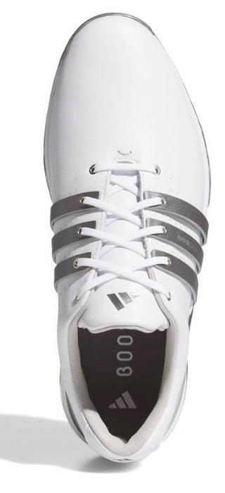 Adidas Tour360 24 zapatos de golf para hombre, blanco/gris