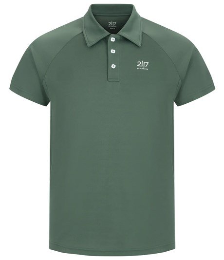 2117 of Sweden Fröseke Technical Pique polo de hombre, forest green