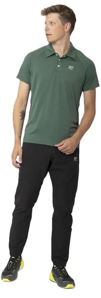 2117 of Sweden Fröseke Technical Pique polo de hombre, forest green