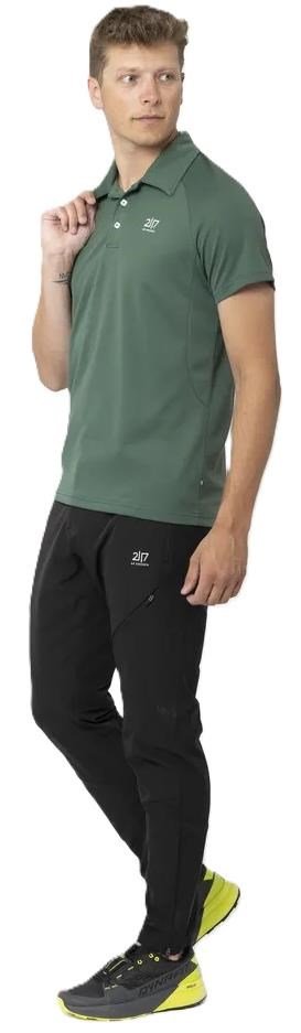 2117 of Sweden Fröseke Technical Pique polo de hombre, forest green