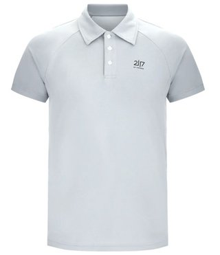 2117 of Sweden Fröseke Technical Pique polo de hombre, azul perla