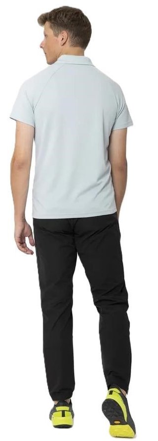 2117 of Sweden Fröseke Technical Pique polo de hombre, azul perla