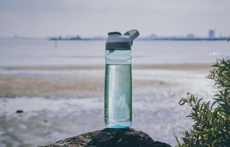 Contigo Cortland botella de agua 720 ml, jade grisáceo