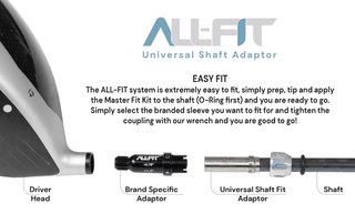 Kit adaptador de eje All-Fit Master Wood Fit Kit - Ping - Driver/Fairway