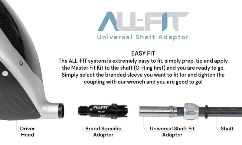 Kit adaptador de eje All-Fit Master Wood Fit Kit - Ping - Driver/Fairway