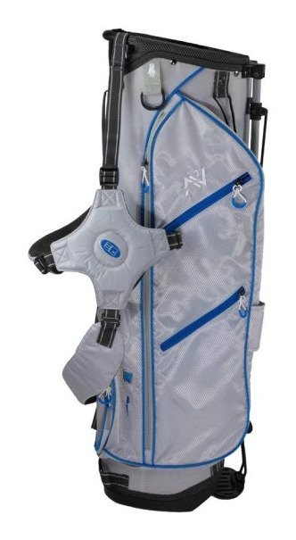 U.S. Kids Golf ULW-60 AV2 stand bag, gris/azul