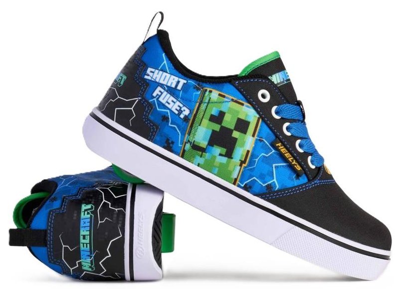 Heelys Minecraft Kama HE04212102 zapatillas de golf unisex, blanco/negro/verde