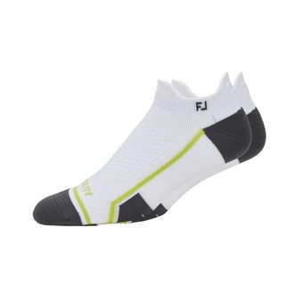 Footjoy Tech D.R.Y. Roll Tab calcetines de golf para hombre, blancos
