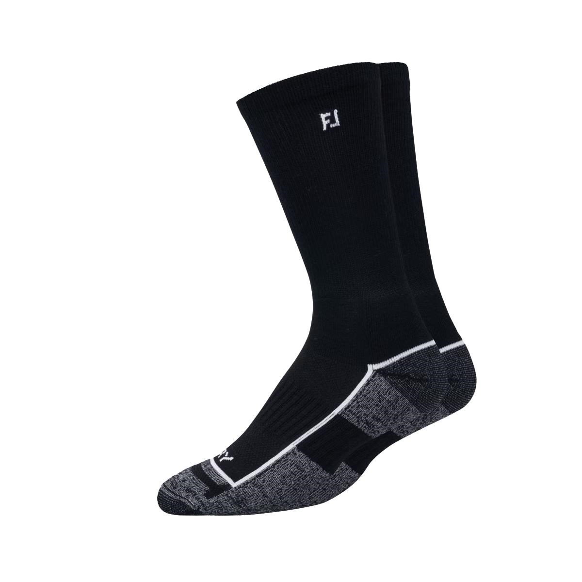 FootJoy ProDry Crew calcetines de hombre, negros, EUR 39-46 (par)