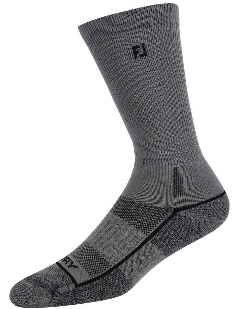 FootJoy ProDry Crew calcetines de hombre, grises, EUR 39-46 (par)