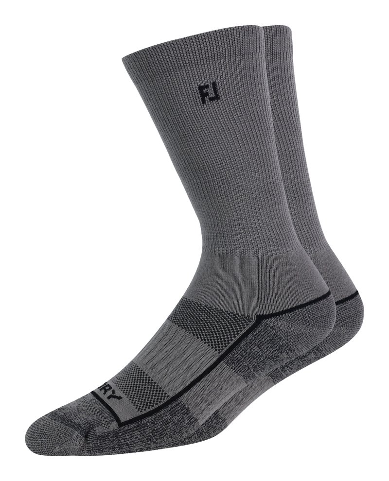 FootJoy ProDry Crew calcetines de hombre, grises, EUR 39-46 (par)
