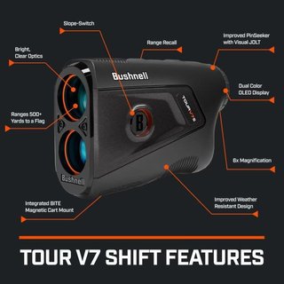 Bushnell Tour V7 Shift telémetro láser