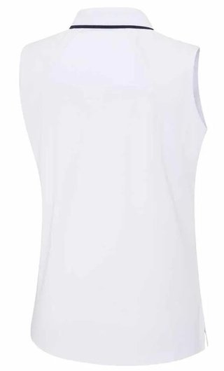 PING Eben Sleeveless polo de mujer, blanco