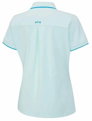 PING Viviana Tipped polo de mujer, seaspray
