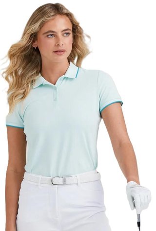 PING Viviana Tipped polo de mujer, seaspray