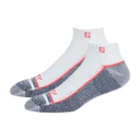 FootJoy ProDry Sport calcetines, blanco/rojo/azul marino