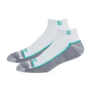 FootJoy ProDry Sport calcetines de hombre, blanco/sea glass/carbón