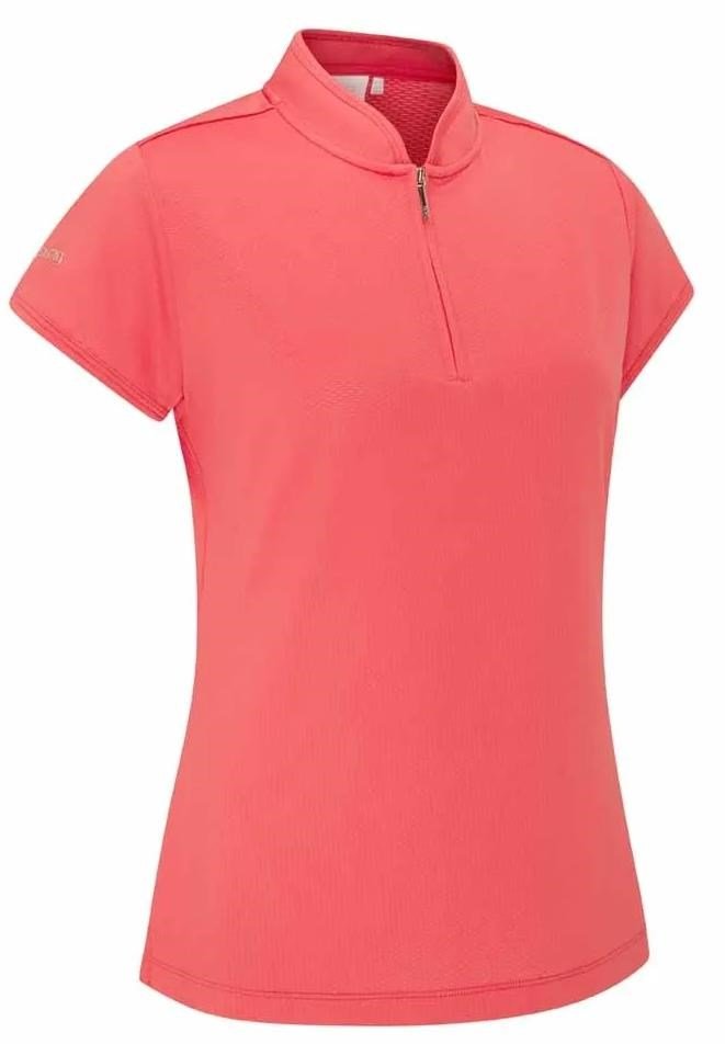 PING Evetta Jacquard polo de mujer, paradise pink