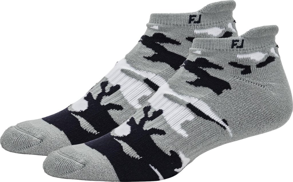 FootJoy ProDry Roll-Tab calcetines para hombre, gris camuflaje