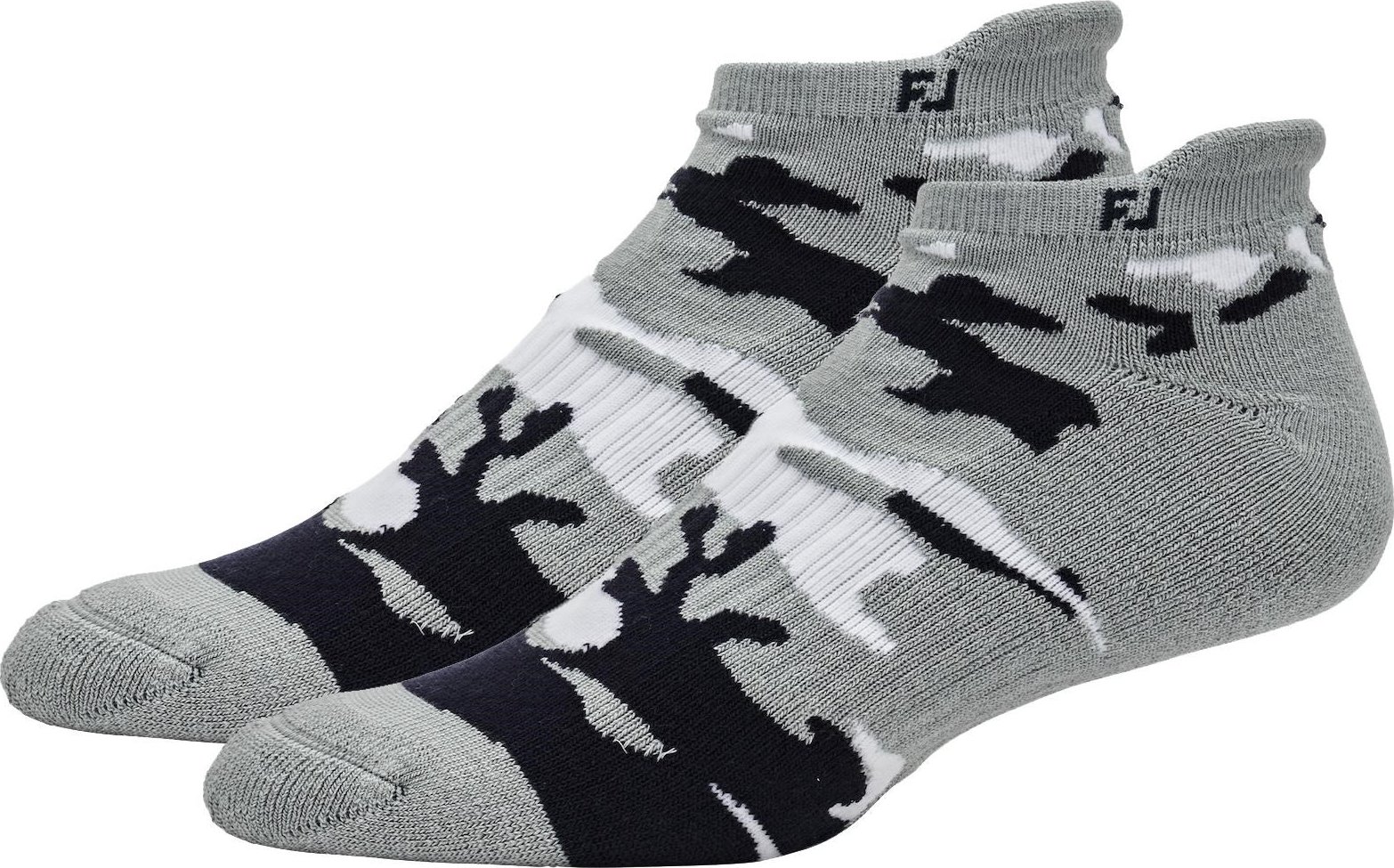 FootJoy ProDry Roll-Tab calcetines para hombre, gris camuflaje