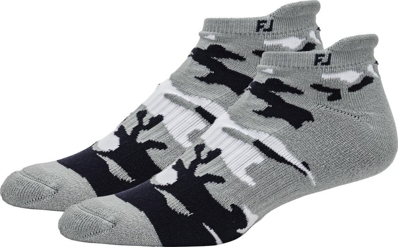 FootJoy ProDry Roll-Tab calcetines para hombre, gris camuflaje