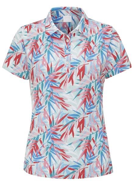 PING Aeria Printed polo de mujer, tropic retreat