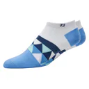 FootJoy ProDry Lightweight Low-Cut Fashion calcetines de mujer, blanco/azul/marino