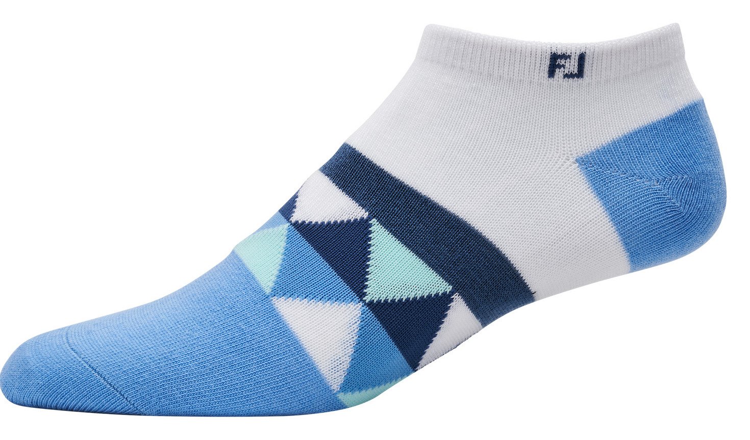 FootJoy ProDry Lightweight Low-Cut Fashion calcetines de mujer, blanco/azul/marino