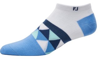 FootJoy ProDry Lightweight Low-Cut Fashion calcetines de mujer, blanco/azul/marino