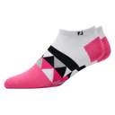 FootJoy ProDry Lightweight Low-Cut Fashion calcetines de mujer, blanco/rosa
