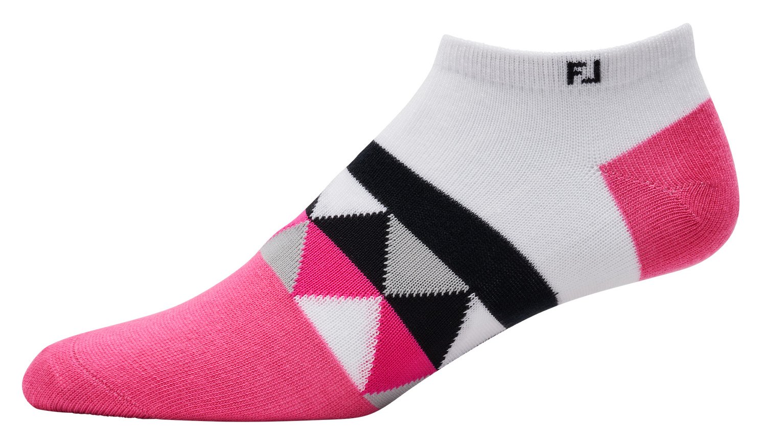 FootJoy ProDry Lightweight Low-Cut Fashion calcetines de mujer, blanco/rosa
