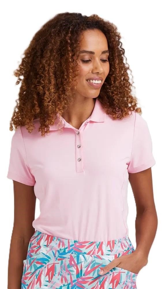 PING Sedona polo de mujer, tickled pink