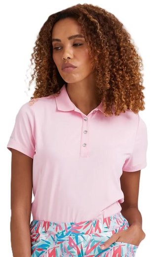 PING Sedona polo de mujer, tickled pink
