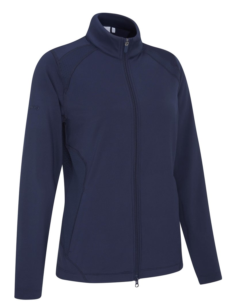 PING Eda Lightweight Full Zip chaqueta de mujer, azul marino