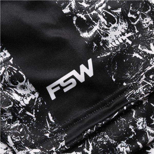 Fashion Sports Wear Skulls polo para hombre, negro