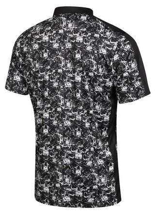 Fashion Sports Wear Skulls polo para hombre, negro