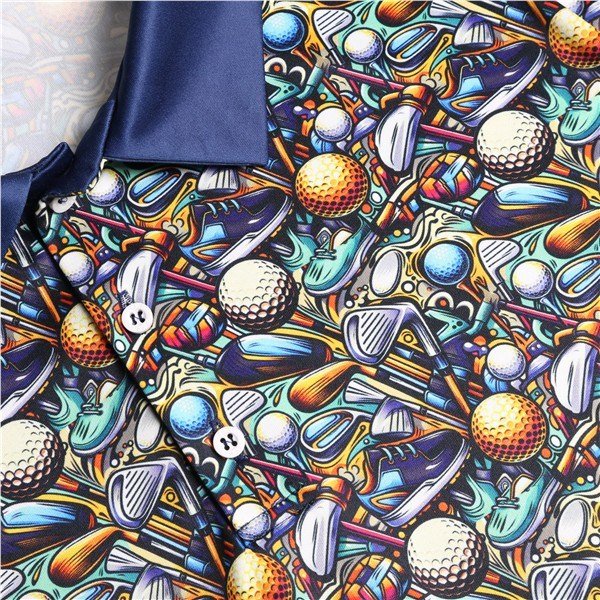 Fashion Sports Wear Bergen polo de hombre, navy/green