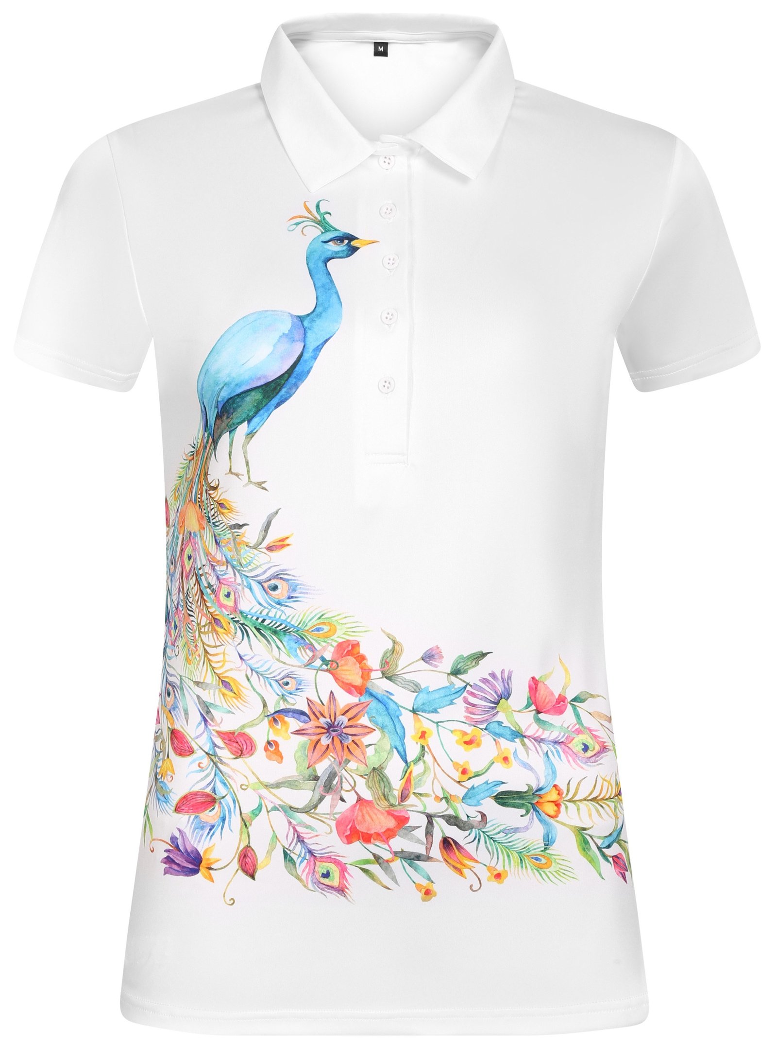 Fashion Sports Wear Valencia polo de mujer, blanco