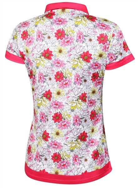 Fashion Sports Wear Luanda polo de mujer, blanco/rojo