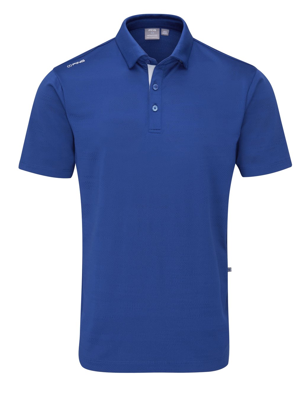 PING Claude Camo Mesh polo de hombre, inky