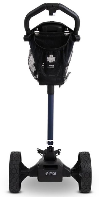 MGI E-Boost hybrid golf trolley 2026 eléctrico, azul marino mate