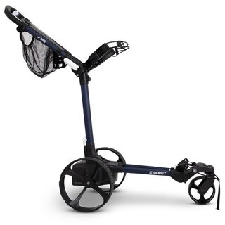 MGI E-Boost hybrid golf trolley 2026 eléctrico, azul marino mate