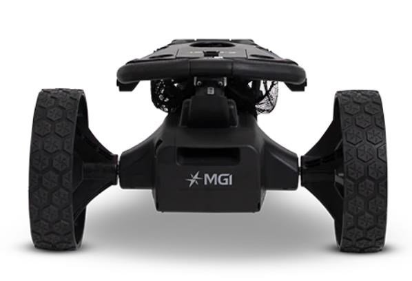 MGI E-Boost hybrid golf trolley 2026 eléctrico, azul marino mate