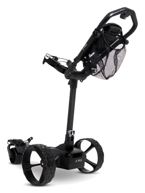 MGI E-Boost hybrid golf trolley 2026 eléctrico, azul marino mate