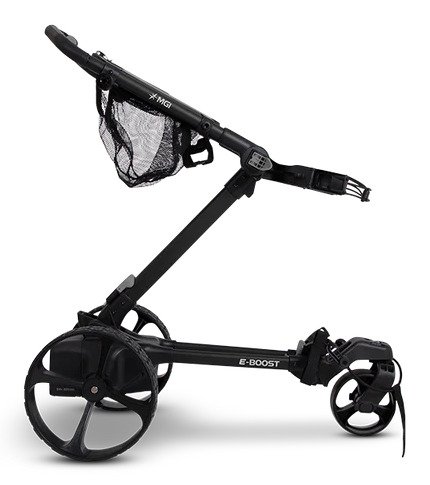 MGI E-Boost hybrid golf trolley 2026 eléctrico, azul marino mate
