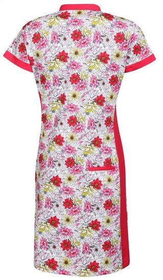 Fashion Sports Wear Cali vestido de golf para mujer, blanco/rojo