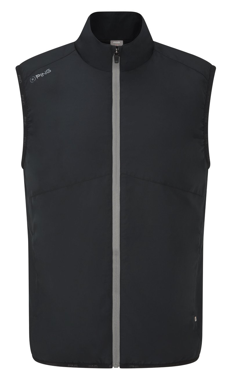 PING Burford chaleco de hombre, negro