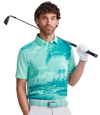 PING Tiago polo de hombre, green bay multi
