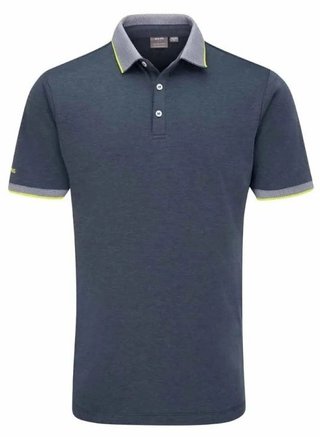 PING Gideon polo de hombre, light navy marl